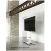 Image de Support Tv Sol Erard Wiil 1400xl Blanc 40-75" 50 Kg