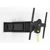 Image de Support Mural Tv Erard Twistit Noir 30-55" Vesa 100x100-400x400 30 Kg Tilt -25°