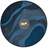 Image de SONIA LAUDET-Applique murale conique Tissu Ø40cm Malachite Nuit Market Set - designé par Sonia Laudet Ø 40cm / L 12cm Bleu
