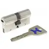 Image de Cylindre europeen double entree bricard dual xp s2 a2p 30x40 laiton nickel brosse 514747