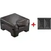 Image de Lagrange Gaufrier Tarti' Avec Plaques Croque-monsieur + Mini Gaufres - 1070w - Noir