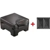 Image de LAGRANGE Gaufrier Tarti avec plaques croque-monsieur + Mini gaufres - 1070W - Noir