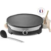 Image de Crêpière Tradi® - LAGRANGE - 1500W - Plaque de 35cm - Revêtement antiadhésif - Poignées en bois