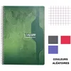 Image de Cahier spiral - CLAIREFONTAINE - 21x29 7cm - 70g/m² - 100 pages - Petits carreaux 5x5