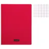 Image de Clairefontaine Cahier Polypro 24x32 cm 48 pages 90 g/m² - Grands carreaux Seyès - Rouge