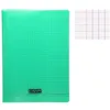 Image de Cahier grand format - Clairefontaine - Calligraphe - 140 pages - Couverture plastique verte - 24x32 cm