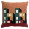 Image de Coussin Brodé Vivaraise Suri - Coton Décoratif 45x45 Cm