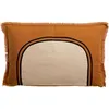 Image de Housse De Coussin 1 Housse Bicolore Orange 40x65