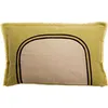 Image de Housse De Coussin 1 Housse Bicolore Laly Jaune 40x65