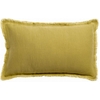 Image de Coussin Uni Doré Vivaraise (laly) - Lin-coton 30x50 Cm