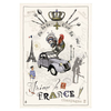 Image de Torchon France Panorama Design Emblématique Français - Winkler - - Import > Dsm