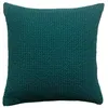 Image de Coussin stonewashed Maia petrole 45 x 45 cm Vivaraise