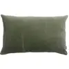 Image de Coussin Elise Vivaraise - Coton Uni, Couleur Verveine, 30 X 50 Cm