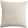 Image de Coussin Elise En Coton Uni Écru - 45 X 45 Cm