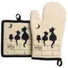 Image de Lot Gants Maniques Chats Dubout Protection Thermique Cuisine Design Chats - Winkler - - Import > Dsm