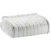 Image de Plaid Swami En Coton 100% - Blanc - 130 X 200 Cm