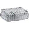 Image de Plaid Swami En Coton 100% - Perle - 130 X 200 Cm
