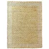 Image de Tapis - THE RUG REPUBLIC - Ronan - 100% chanvre - Or - 120 x 180 cm