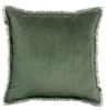 Image de Coussin uni Fara Thym, Vivaraise 45 x 45 cm - VIVARAISE