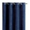 Image de Rideau Uni Vivaraise Elise En Velours Coton - Cobalt - 140 X 280 Cm