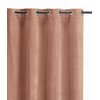 Image de Rideau Uni Vivaraise Elise En Velours Coton 100% - Couleur Epice - 140 X 280 Cm