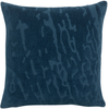 Image de Coussin Décoratif Inès - Coton Chenille, Couleur Encre, 45x45 Cm