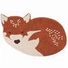 Image de Tapis Coton Renard Little Wolf Par Nattiot