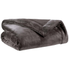 Image de Plaid Vivaraise Tender En Polyester, Couleur Asphalte - 150 X 200 Cm