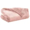Image de Plaid - VIVARAISE - Tender - aubépine (rose) - 150 x 200 cm - velours doux