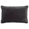 Image de Coussin Uni Vivaraise Fara - Velours De Coton 100% (40 X 65 Cm) - Ombre