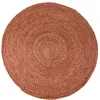 Image de Tapis - VIVARAISE - Elliot - Marmelade (orange) - Ø 160 cm - 90% jute/10% coton