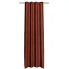 Image de Rideau - VIVARAISE - Zeff - 140 x 280 cm - 100% lin - Stonewash & oeillets métal mat