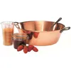 Image de Bassine à confiture - BAUMALU - 38 cm - Cuivre massif - Anses en fonte - Intérieur non étamé
