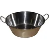 Image de Baumalu Bassine à Confiture 38 cm en Acier Inoxydable Argenté Capacité 9L Poignées Métal Compatible Tous Feux y compris Inductio