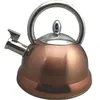 Image de Bouilloire sifflante - BAUMALU - 3 L - Cuivre - Inox - Esthétique rétro