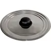 Image de Couvercle universel en inox - BAUMALU - Multi-degrés - 22/24/26 cm