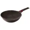 Image de Poêle Wok 30 Cm - Granit Pro - Baumalu - - Matériel Professionnel > Cuisine Et Alimentation > Casseroles Et Poêles