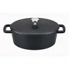Image de Cocotte - BAUMALU - Ovale Mini - Fonte - 125x95 cm - Couvercle