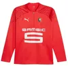 Image de Stade Rennais Sweat 1/4 zip Rouge Enfant Puma 2023/2024