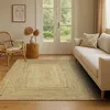 Image de Tapis en jute tressé naturel artisanal 120x170 - style bohème