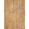 Image de Tapis en jute tressé main motif lignes naturel 120x170 - style bohème