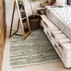 Image de Tapis en cuir tressé beige naturel 120x170