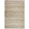 Image de Tapis tressé en jute motifs losanges en relief naturel 120x170