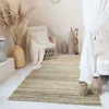Image de Tapis tressé en jute naturel 120x170 - style bohème