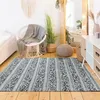 Image de Tapis Terra - 120 x 170 cm - Bande relief blanc et noir