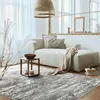 Image de Tapis extra-doux motif lignes horizon gris 120x170