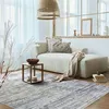 Image de Tapis extra-doux motif lignes gris crème 120x170