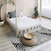 Image de Tapis effet relief motifs montagnes blanc noir 120x170