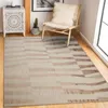 Image de Tapis à relief moderne marron clair 120x160