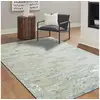 Image de Tapis en cuir naturel recyclé gris argent 120x170
